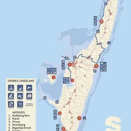 Сasa de vacaciones Beachhouse Langeland 20 M To Private Tranekær